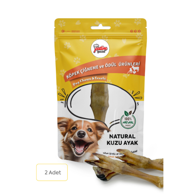 Natural Kuzu Ayak 2 Adet - Lamb Trotter