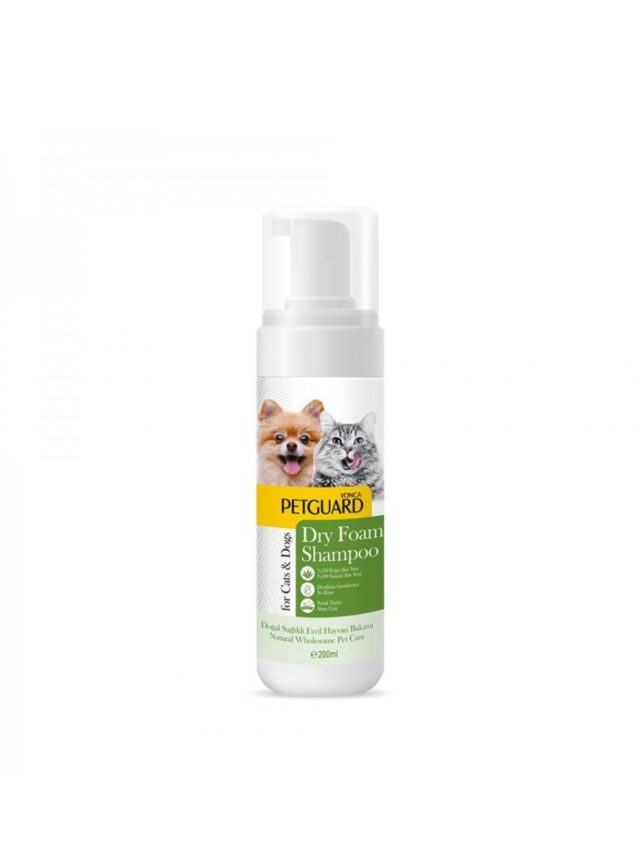 Petguard Aleo vera bitki özlü köpük şampuan 200 ml Kedi-Köpek