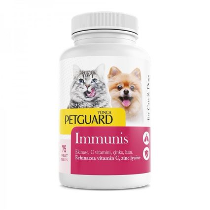 Petguard Immunis Tablet 75 adet Kedi-Köpek